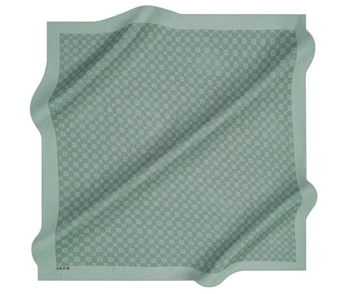 Aker Çağla Yeşili Elegance Monogram Eşarp 1090500-951 - Görsel 1