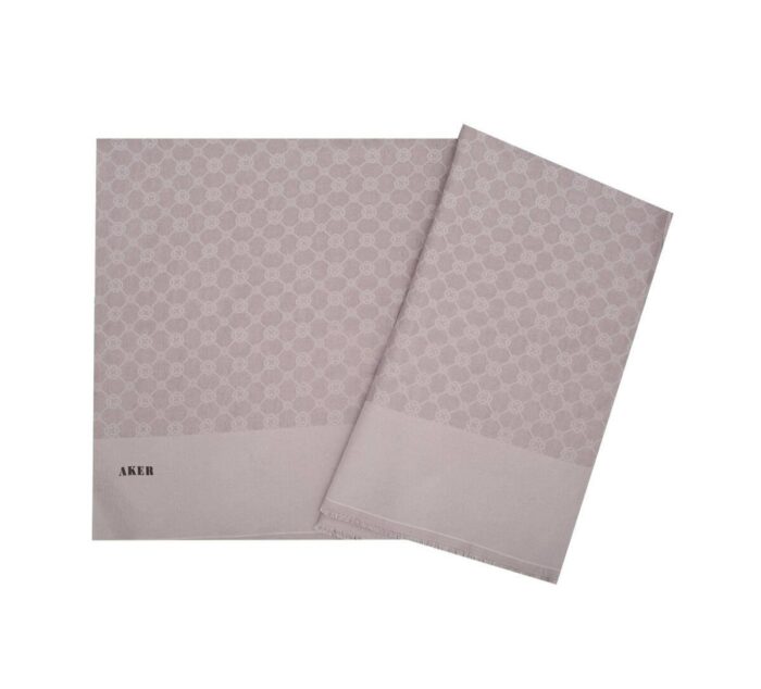 Aker Elegance Monogram Pudra Şal 1090100-991 - Görsel 1