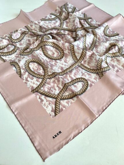 Aker Tivil İpek Eşarp 8523713 - 991 - 47894 Pembe Karışık Desen