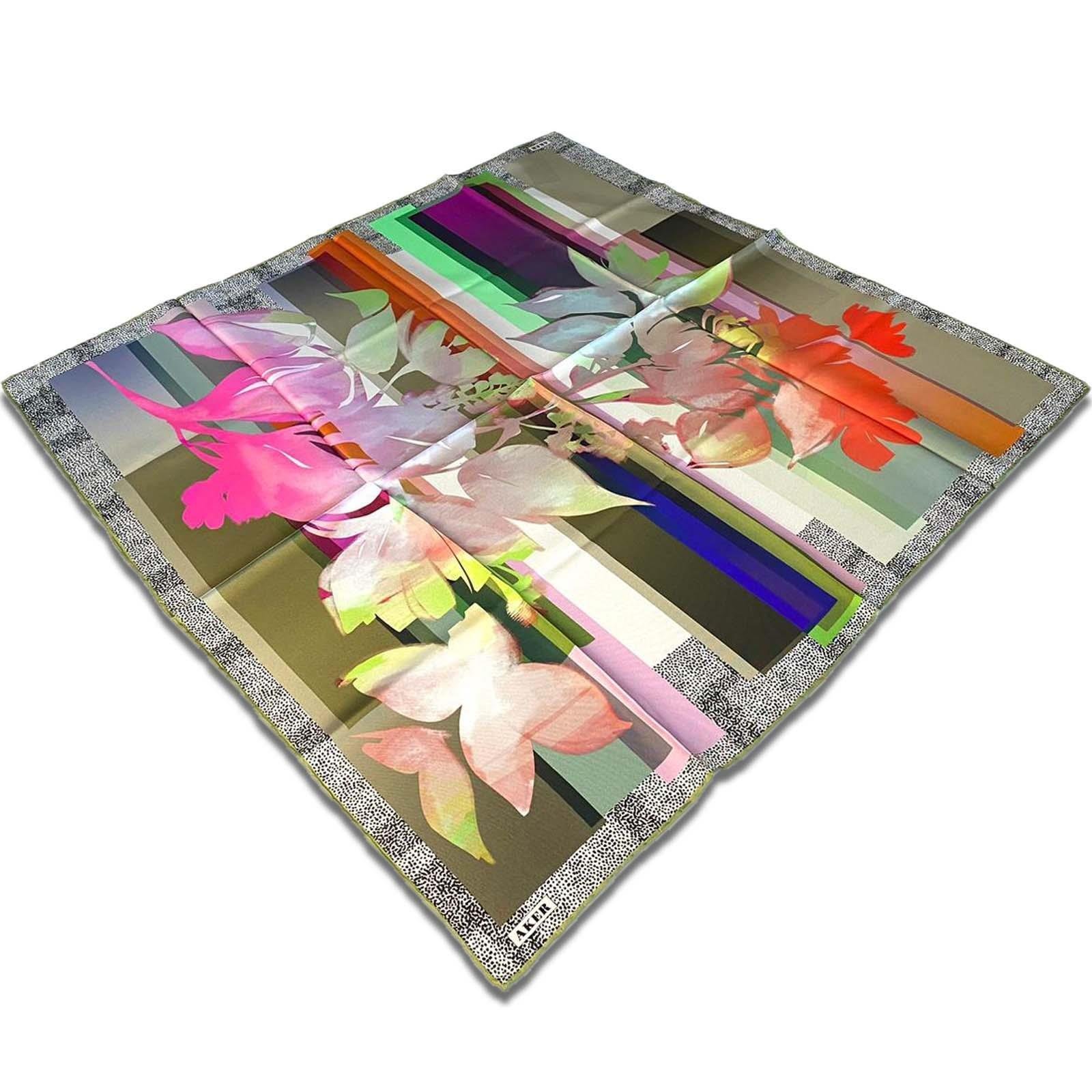 aker-yesil-karma-desen-tivil-ipek-esar-bde0c Aker Yeşil Karma Desen Tivil İpek Eşarp 8839713 - 951 - Görsel 1