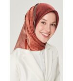 Armine Nostalji Sura İpek 8519-86 Somon Karışık Desen
