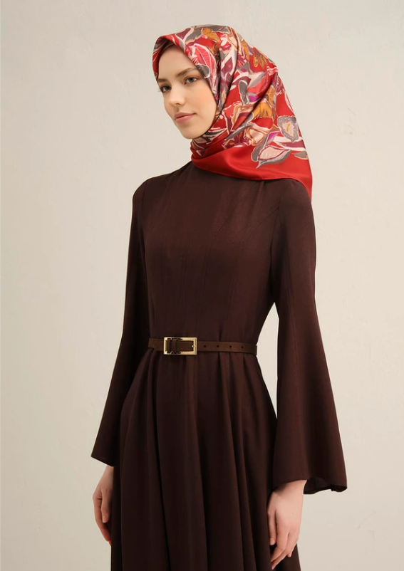 armine-sura-ipek-esarp-9332-85-kirmizi-c0e8b Armine Sura İpek Eşarp 9332 - 85 Kırmızı Karışık Desen - Görsel 1