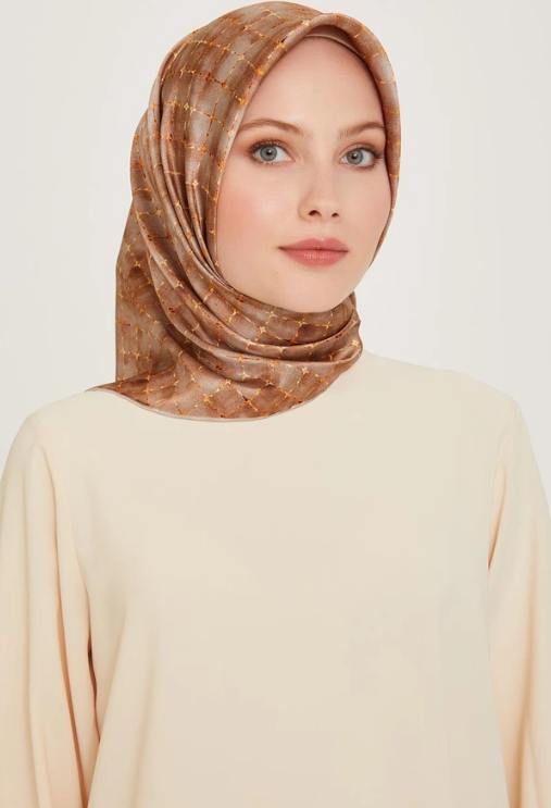 armine-tivil-ipek-esarp-9259-82-kahver-c5ea8 Armine Tivil İpek Eşarp 9259 - 82 Kahverengi Karışık Desen - Görsel 1