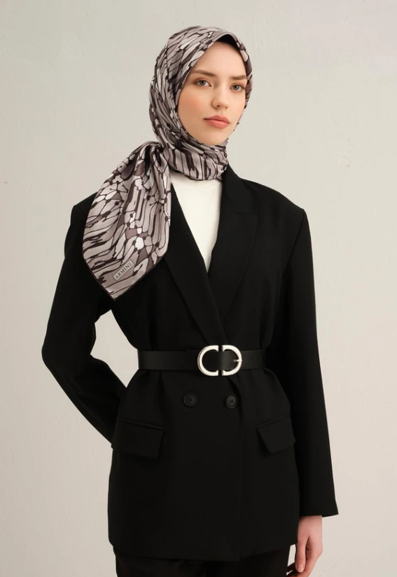armine-tivil-ipek-esarp-9335-87-gri-ka-6dcb4 Armine Sura İpek Eşarp 9335 - 87 Gri Karışık Desen - Görsel 1