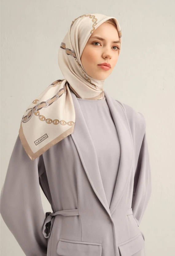 armine-tivil-ipek-esarp-9346-05-krem-k-6daafe Armine Tivil İpek Eşarp 9346 - 05 Krem Karışık Desen - Görsel 1