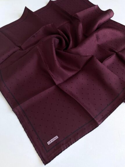 Armine Tivil Saf Jakar İpek 8668-22 Bordo