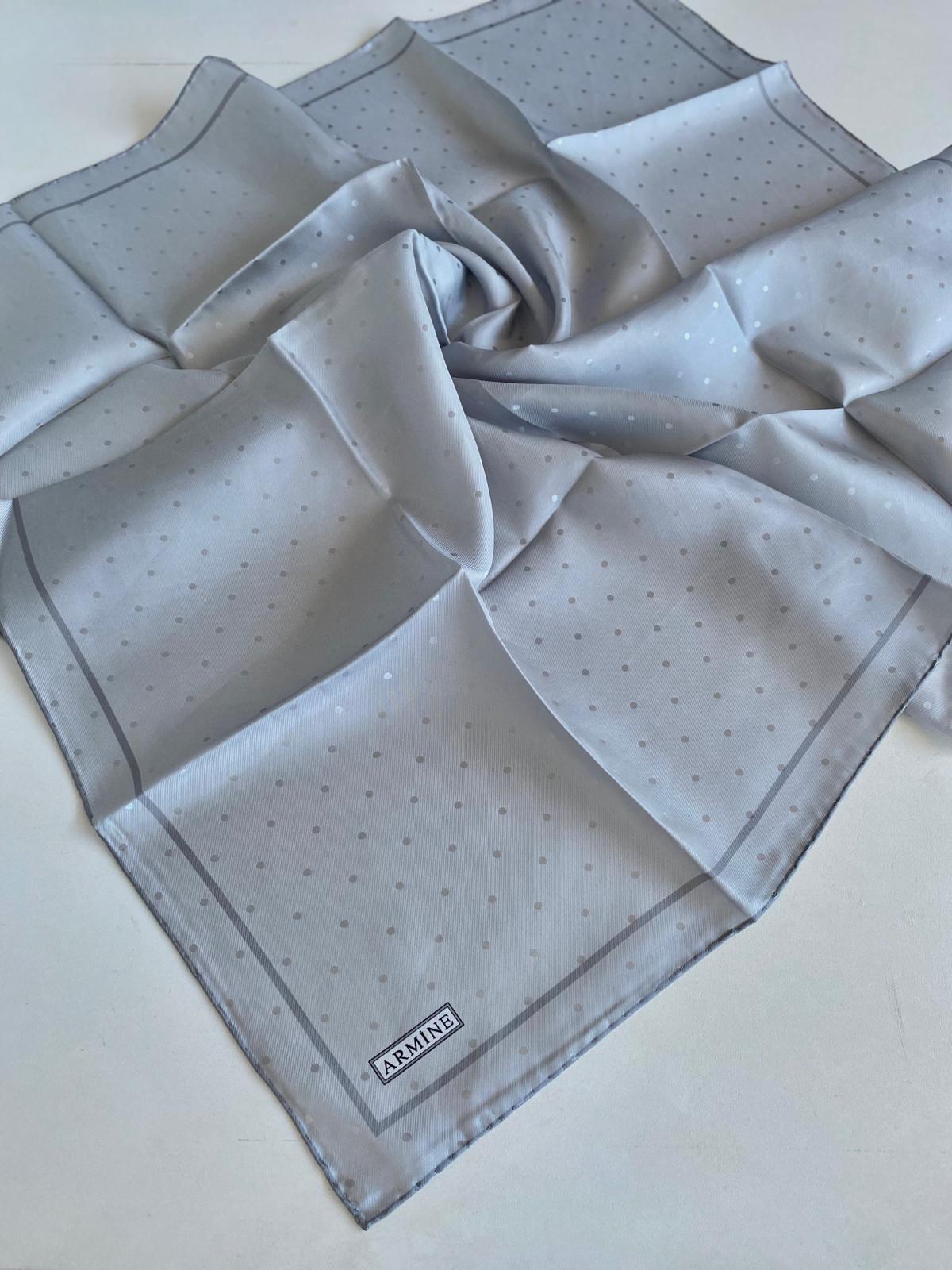 armine-tivil-saf-jakar-ipek-8668-24-gu-416143 Armine Tivil Saf Jakar İpek 8668 - 24 Gümüş - Görsel 1