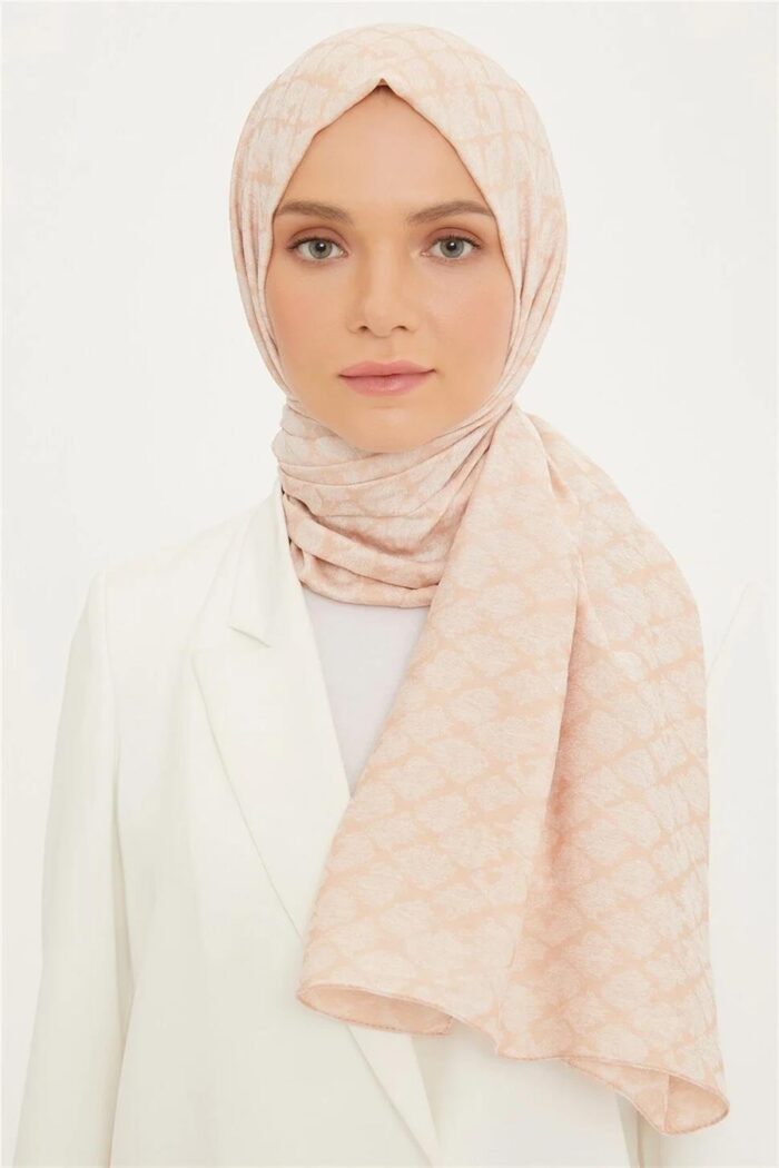 Armine Trend Bej Pure Lina Şal 13-558 - Görsel 1