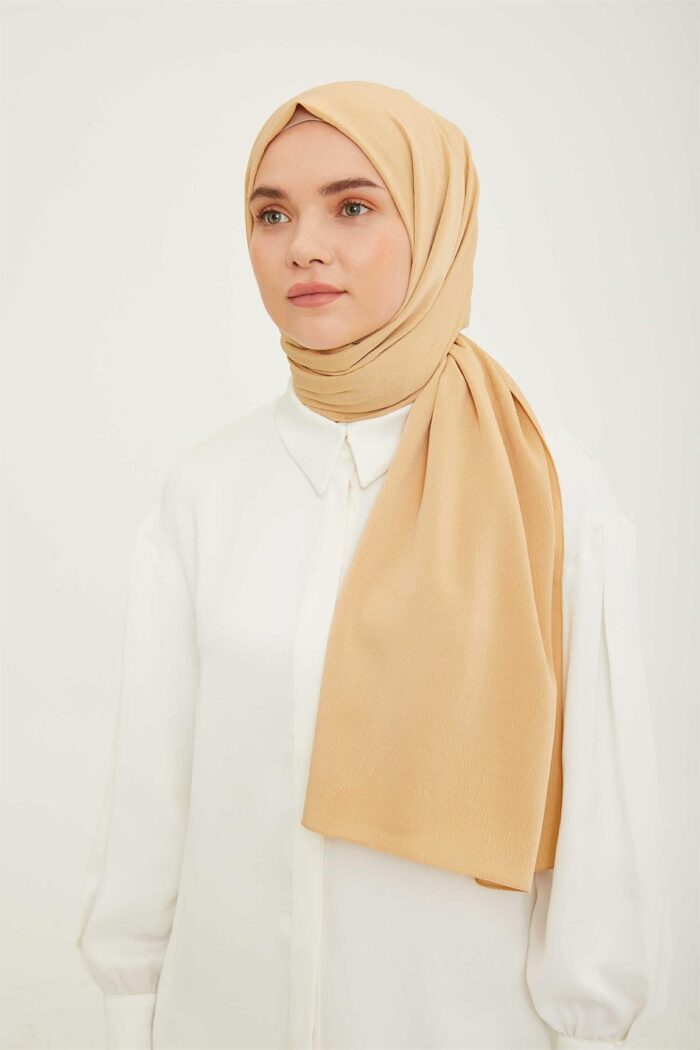 Armine Trend Camel Kırınkıl Şal-06 - Görsel 1