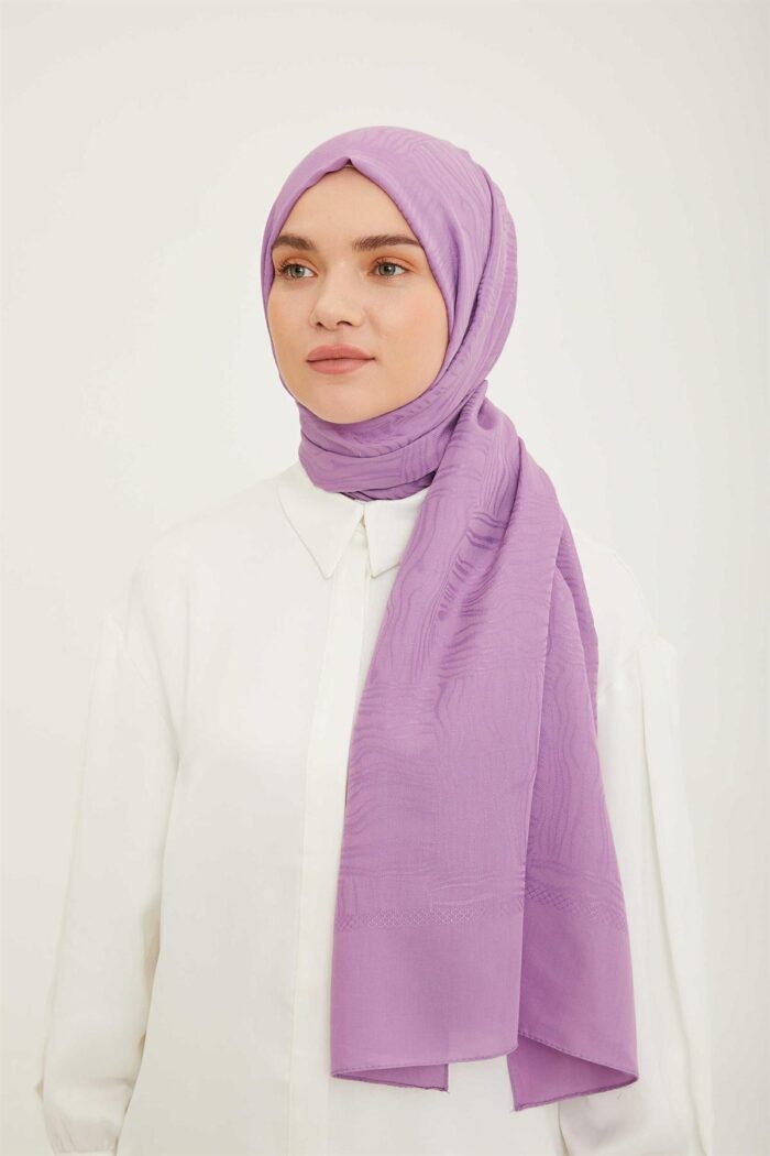 Armine Trend Eflatun Hazan Şal 3-22027 - Görsel 1