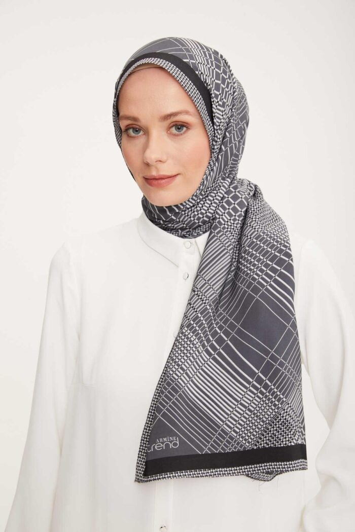 Armine Trend Füme Modal Şal 5336-03 - Görsel 1