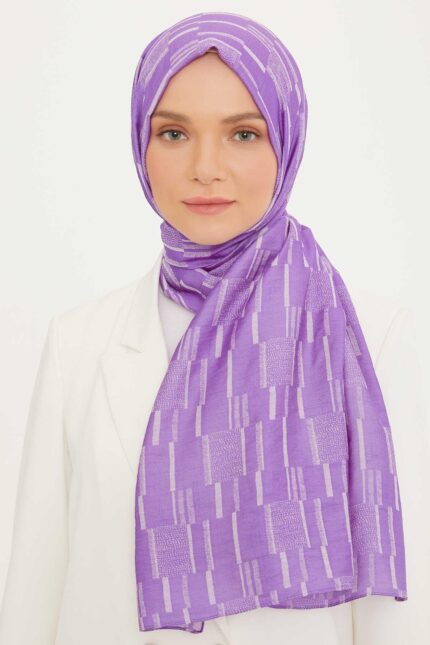 Armine Trend Mor Pure Lina Şal 12-21210