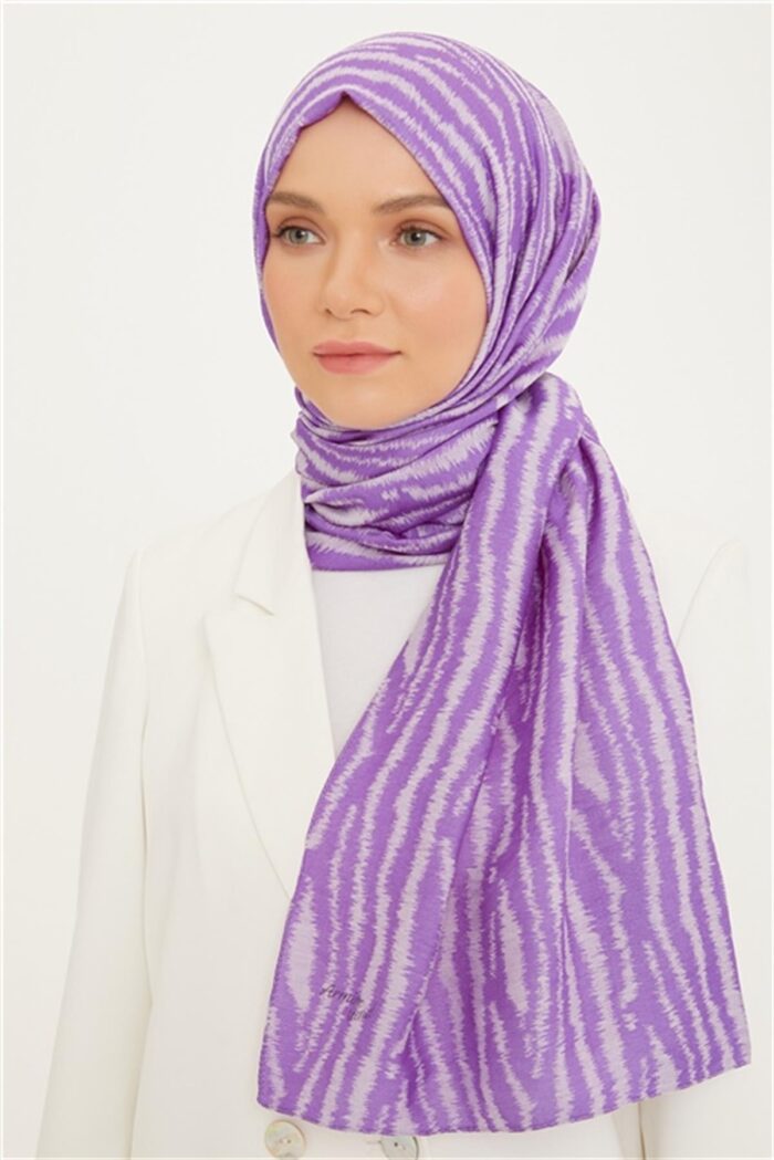 Armine Trend Mor Pure Lina Şal 14-21210 - Görsel 1