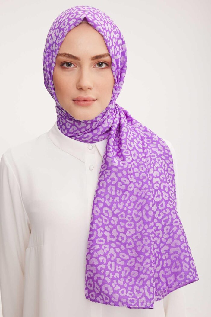 Armine Trend Mor Pure Lina Şal 5-22027 - Görsel 1