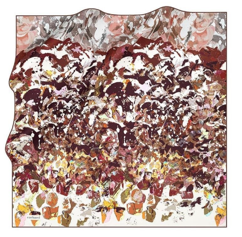 cacharel-tivil-ipek-esarp-7420313-941-7-43be Cacharel Tivil İpek Eşarp  7420313  -  941 41781 Batik Desen - Görsel 1