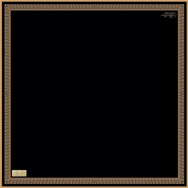 la-boutique-tivil-saf-ipek-esarp-23720-23-a2a La Boutique Tivil Saf İpek Eşarp 237201 - 49058 Siyah Karışık Desen - Görsel 1