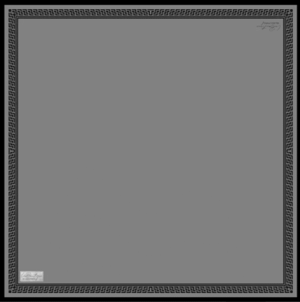 La Boutique Tivil Saf İpek Eşarp 237203 - 49059 Gri Karışık Desen