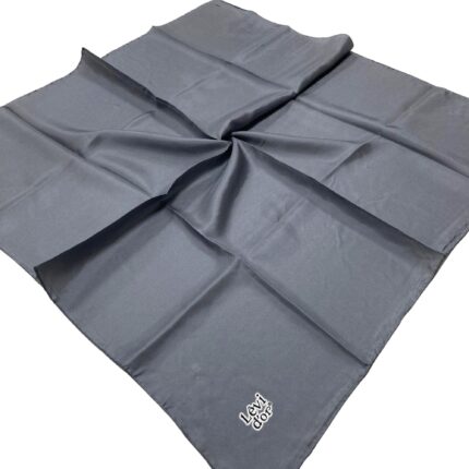 Levidor Gri Düz Renk Tivil İpek Eşarp 25651