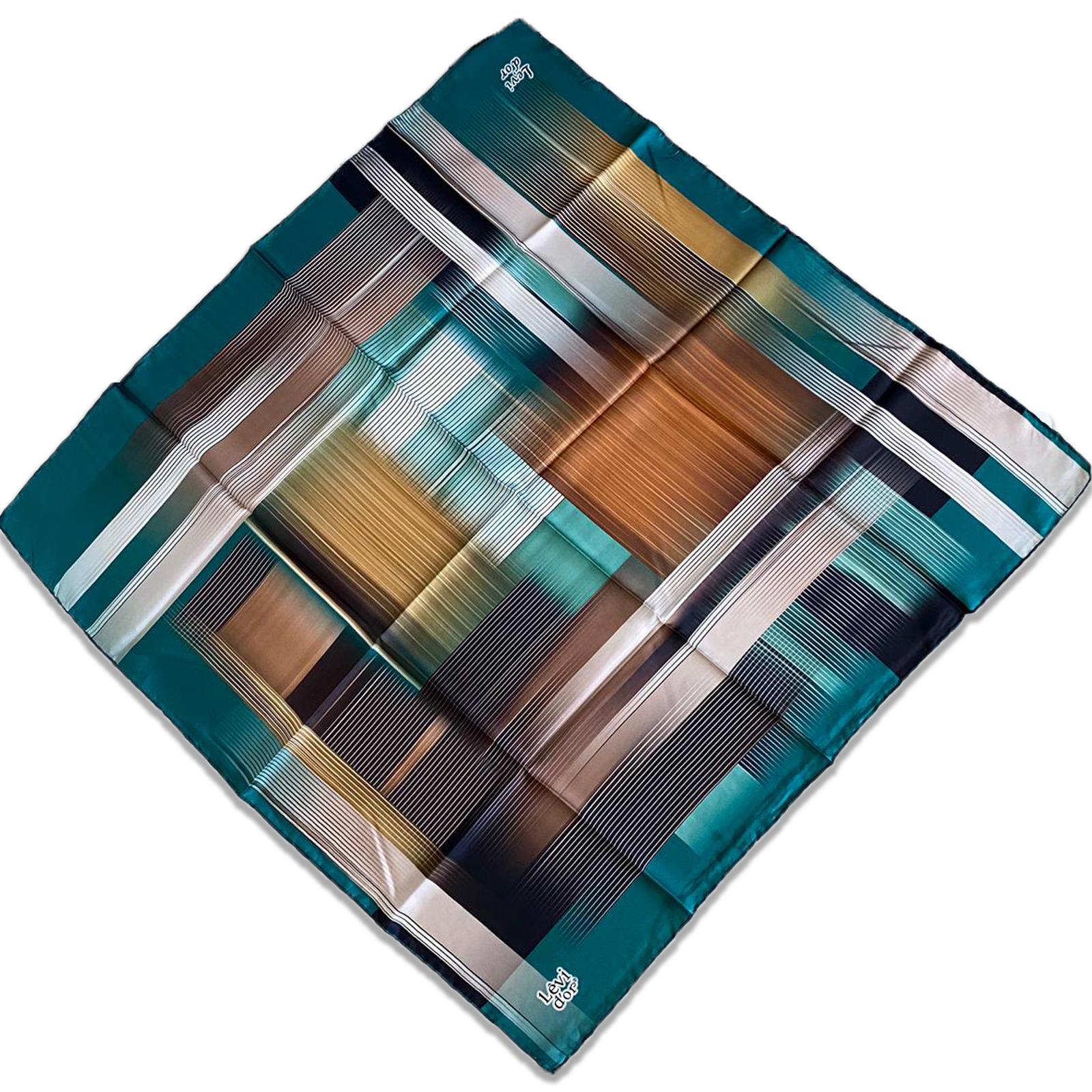 levidor-tivil-ipek-esarp-35096-yesil-k-abdd28 Levidor Tivil İpek Eşarp 35096 Yeşil Kahverengi Karışık Desen - Görsel 1