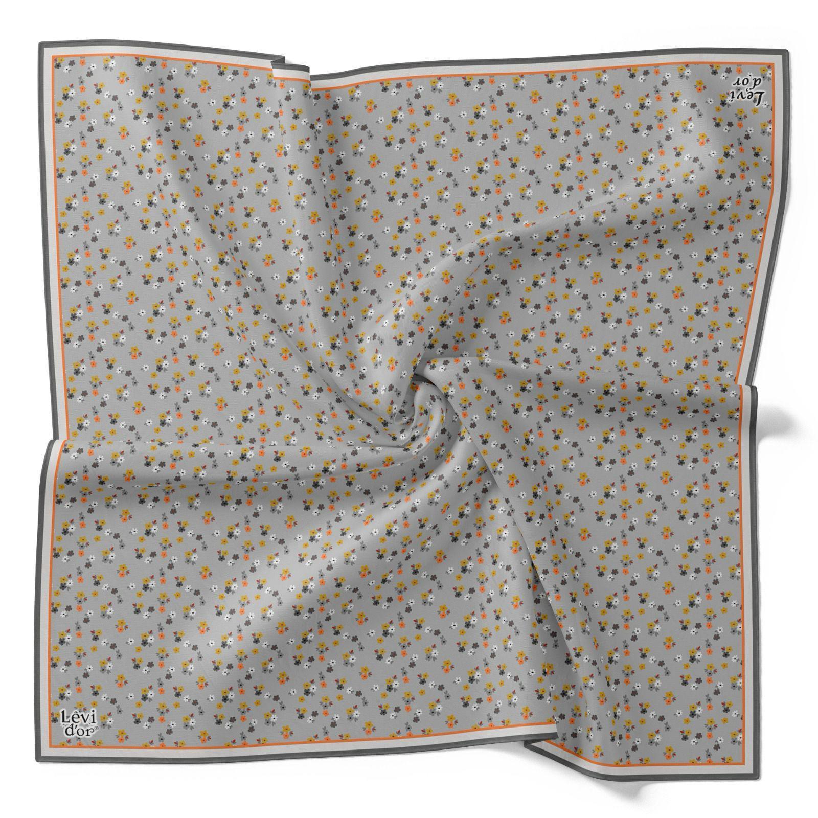 levidor-tivil-ipek-esarp-4110-15-gri-k-d5bab9 Levidor Tivil İpek Eşarp 4110 - 15 Gri Karışık Desen - Görsel 1