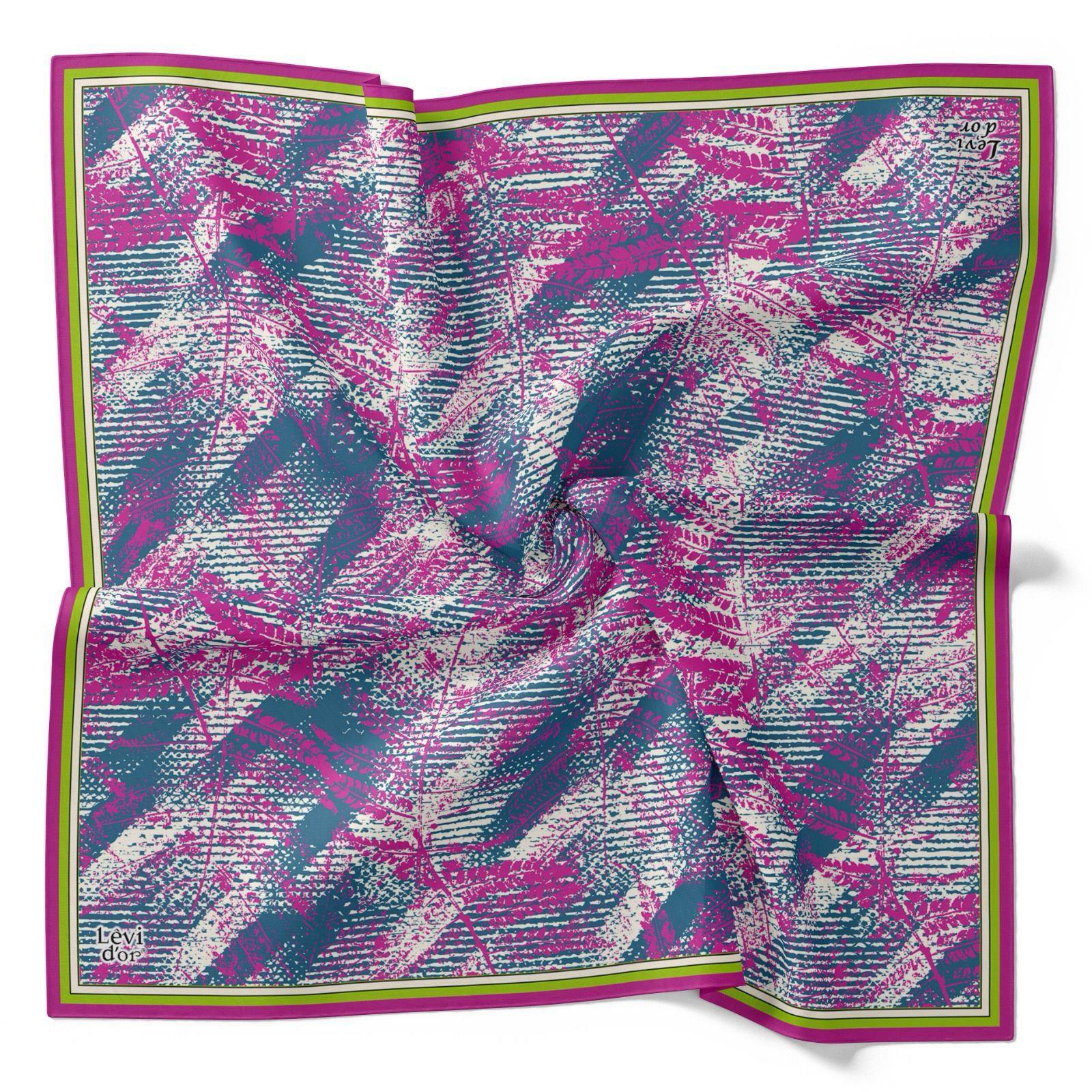 levidor-tivil-ipek-esarp-4120-5-petrol-4cfc-b Levidor Tivil İpek Eşarp 4120 - 5 Petrol Mavi Karışık Desen - Görsel 1