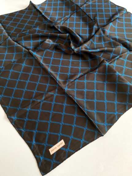 Pierre Cardin Sura İpek Eşarp 8902230 - 351 - 48172 Mavi Karışık Desen