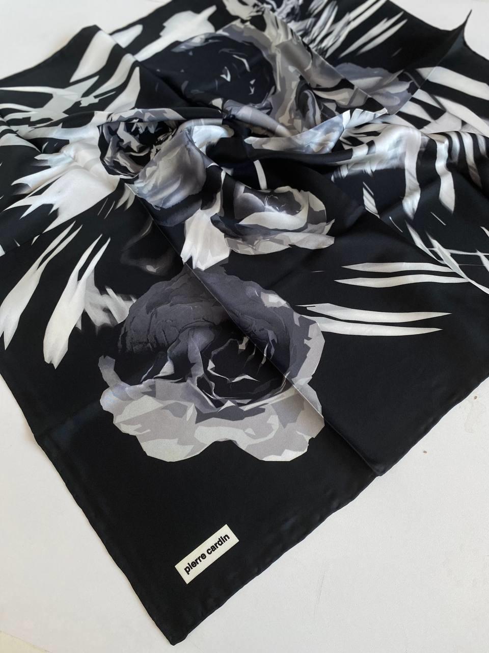 pierre-cardin-tivil-ipek-esarp-5134438-f16-43 Pierre Cardin Tivil İpek Eşarp 5134438-912 47817 Siyah Karışık Desen - Görsel 1