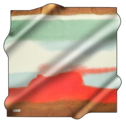 Pierre Cardin Tivil İpek Eşarp 8044438 - 912 - 48698 Kırmızı Karışık Desen