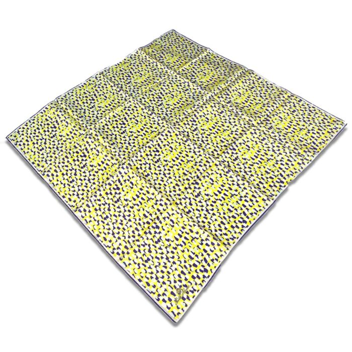 Silk Home Mor Sarı Karma Desen Tivil İpek Eşarp 11426-247 - Görsel 1