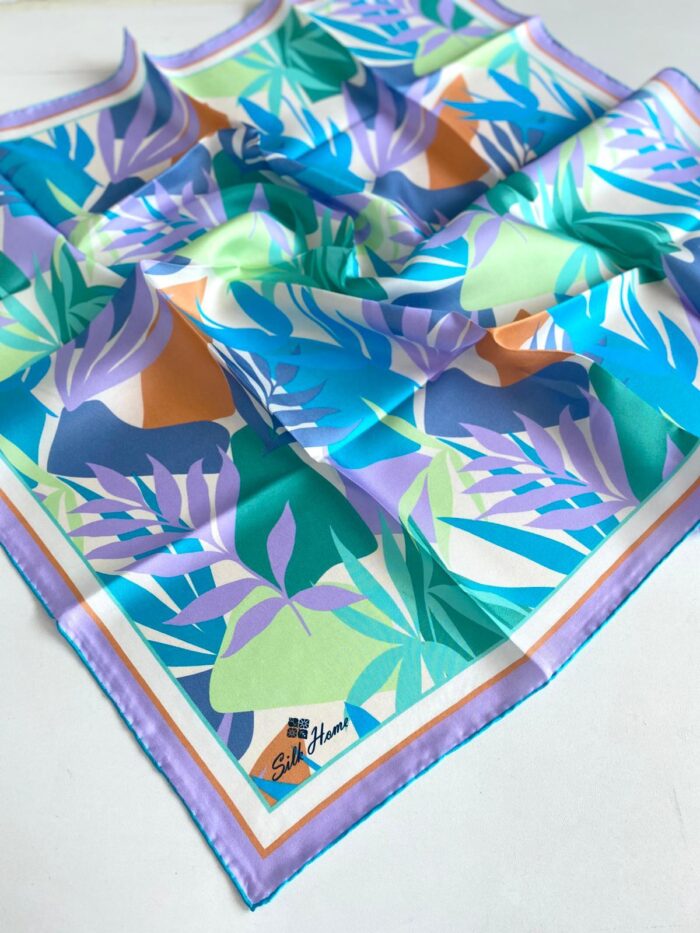Silk Home Tivil Saf İpek 11406-05 Lila Karışık Desen - Görsel 1