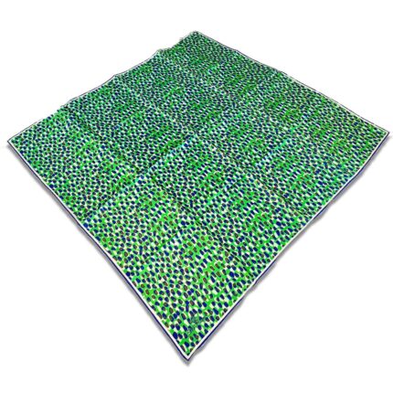 Silk Home Yeşil Karma Desen Tivil İpek Eşarp 11426-232