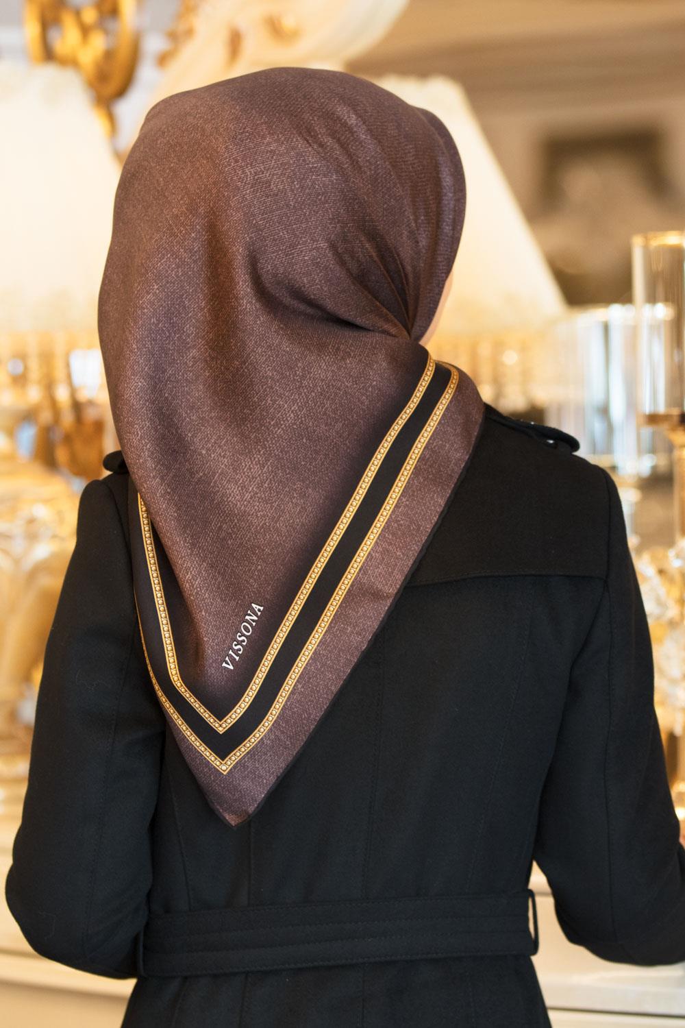 vissona-tivil-ipek-esarp-10476-0007-00-d02-e8 Vissona Tivil İpek Eşarp 10476 - 0007 - 0001 Gri Karışık Desen - Görsel 1