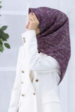Vissona Tivil İpek Eşarp 50075-0018-0044  Bordo