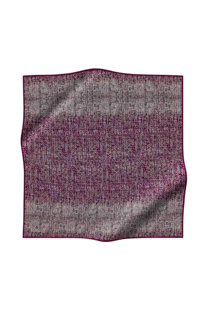 Vissona Tivil İpek Eşarp 50075-0018-0044  Bordo - Görsel 2