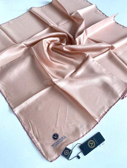 Vissona Tivil İpek Eşarp 50327-0019 Pembe