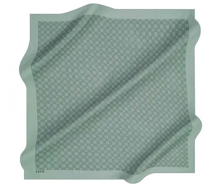 Aker Çağla Yeşili Elegance Monogram Eşarp 1090500 - 951 - Görsel 1