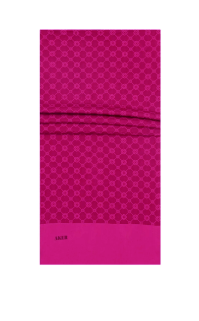 Aker Elegance Monogram Pembe Şal 1090100-993