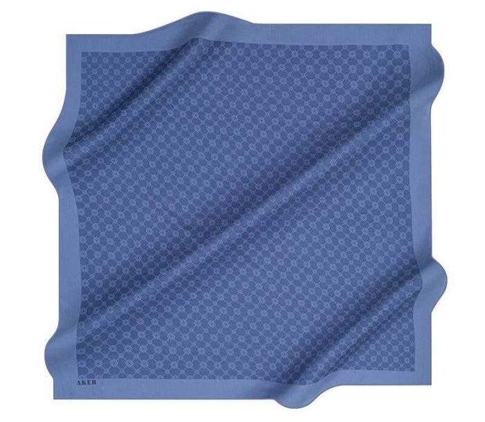 Aker İndigo Elegance Monogram Eşarp 1090500 - 922 - Görsel 1