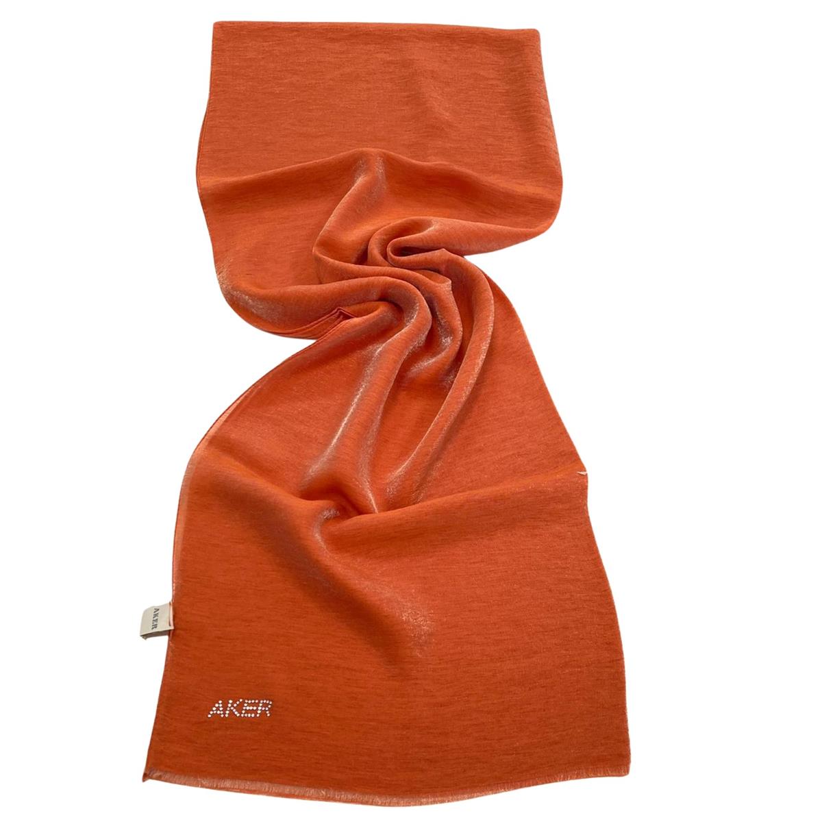 aker-isiltili-turuncu-sal-1000001-963-45a8-a Aker Işıltılı Turuncu Şal 1000001-963 - Görsel 1