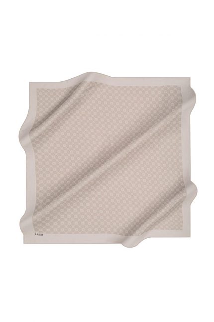 Aker Taş Rengi Elegance Monogram Eşarp 1090500-982