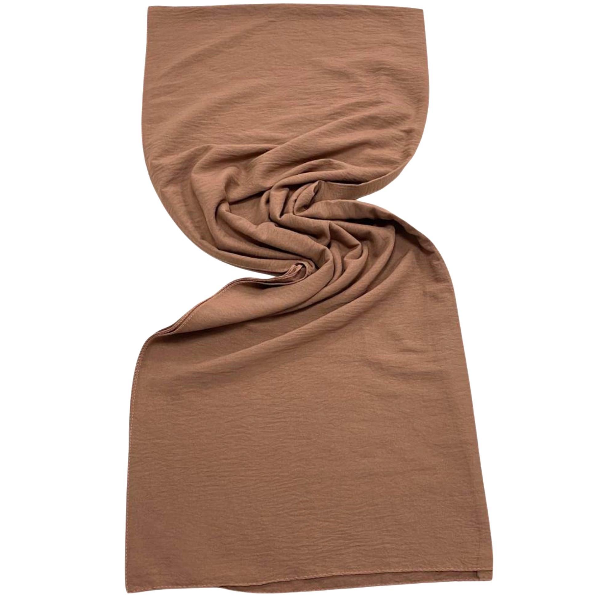 aqua-koyu-toprak-duz-renk-pamuk-cazz-s-4bef4d Aqua Koyu Toprak Düz Renk Pamuk Cazz Şal 27109 - Görsel 1