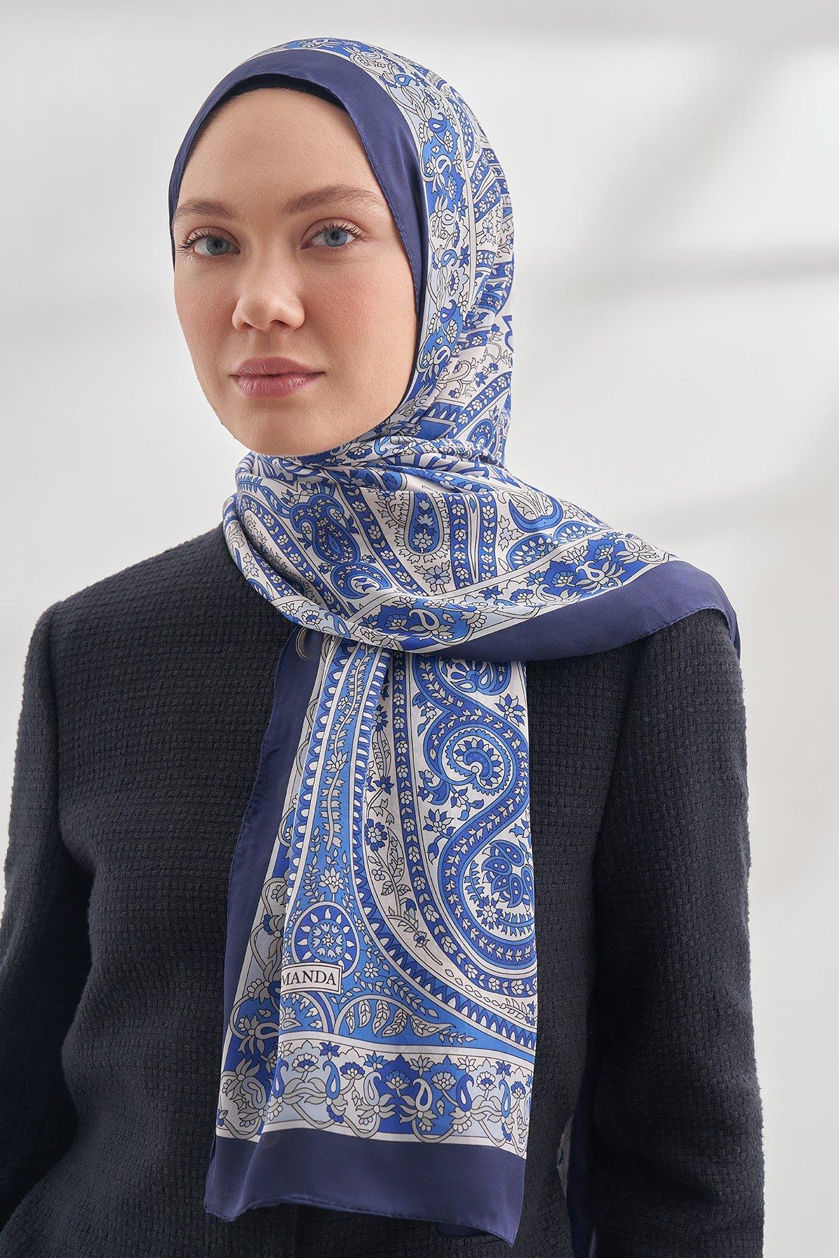 armanda-ethnic-vual-pashmina-desen-sal-57-ec1 ARMANDA ETHNIC VUAL PASHMINA DESEN ŞAL - SAKS - 6035-191 - Görsel 1