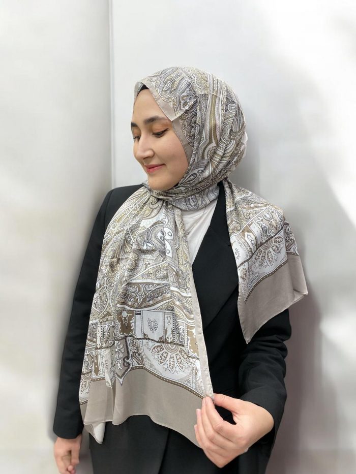 ARMANDA ETHNIC VUAL ŞAL - BEJ - 4456-03 - Görsel 1