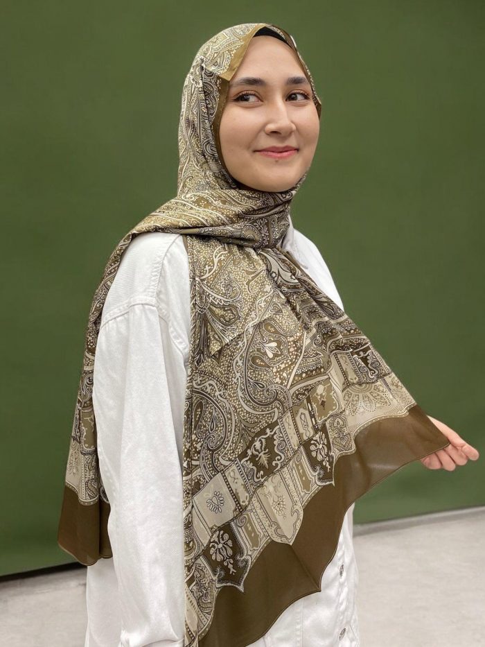 ARMANDA ETHNIC VUAL ŞAL - KAHVERENGİ - 4456-05 - Görsel 1