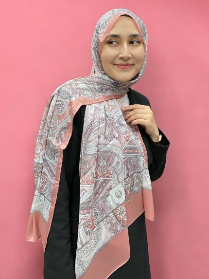 ARMANDA ETHNIC VUAL ŞAL - PEMBE - 4456-08
