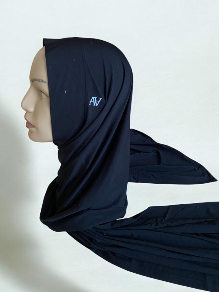 Armine Düz Sport Şal ORT501  -  Siyah 41260 - Görsel 1