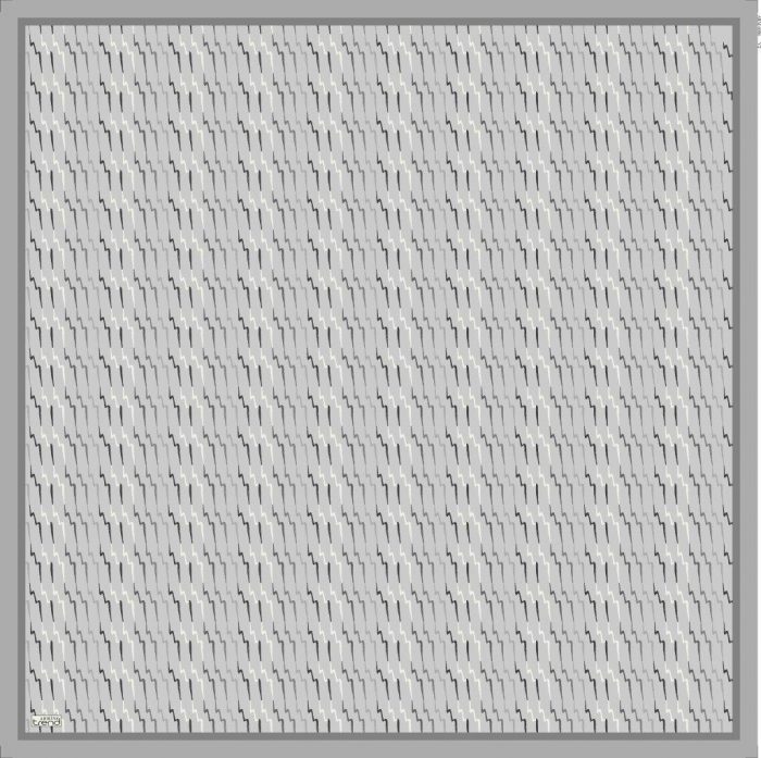 Armine Soft Gri Desenli Eşarp 6086-02 - Görsel 1