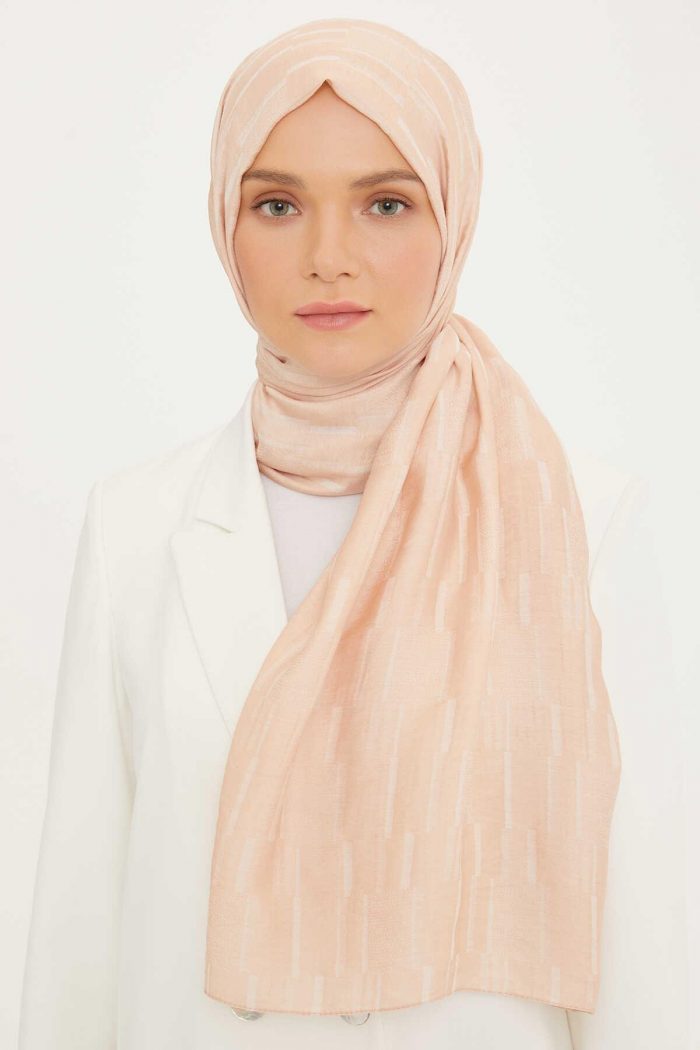 Armine Trend Bej Pure Lina Şal 12 - 558 - Görsel 1