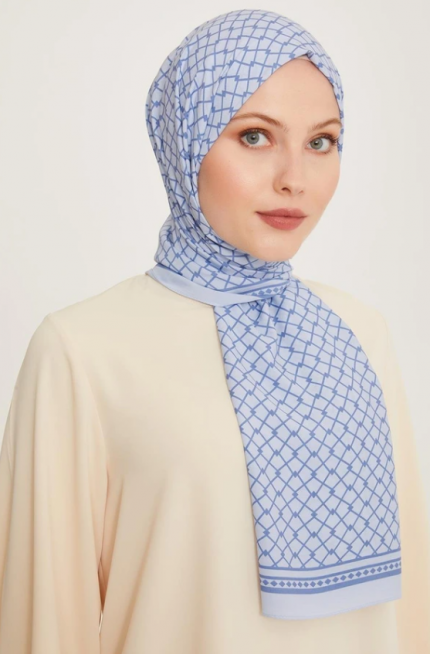 Armine Trend Defne Şal 5772-26 Açık Mavi