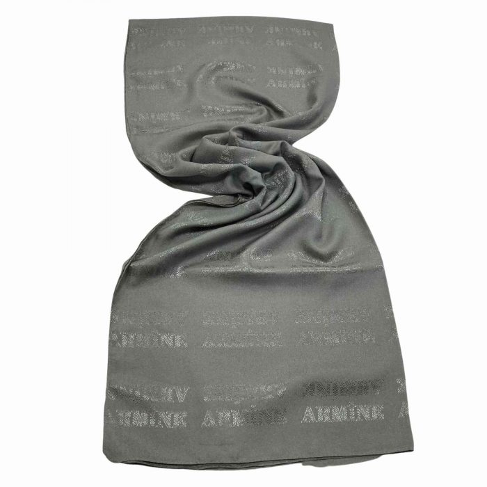 Armine Trend Füme A Logo Şal 3-21117 - Görsel 1